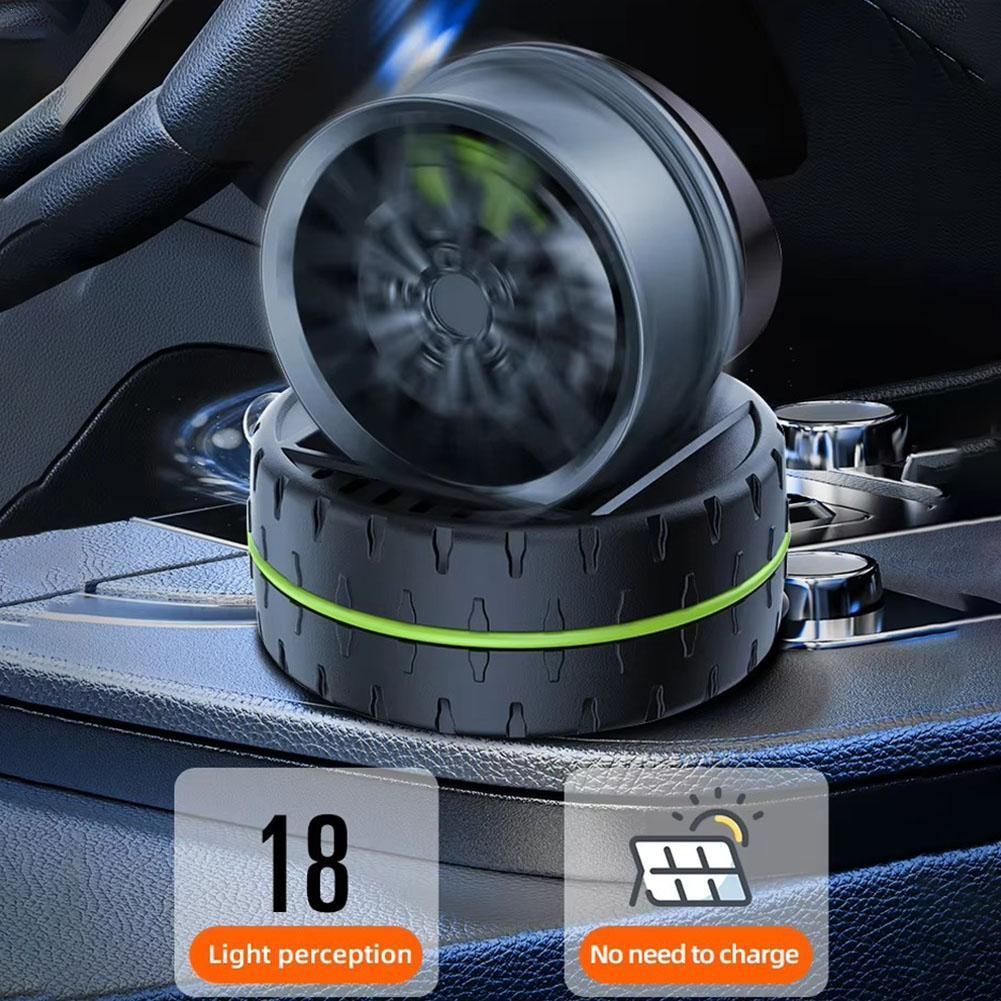 Luxury Stylish Solar Powered Wheel Rotating Perfume Diffuser.