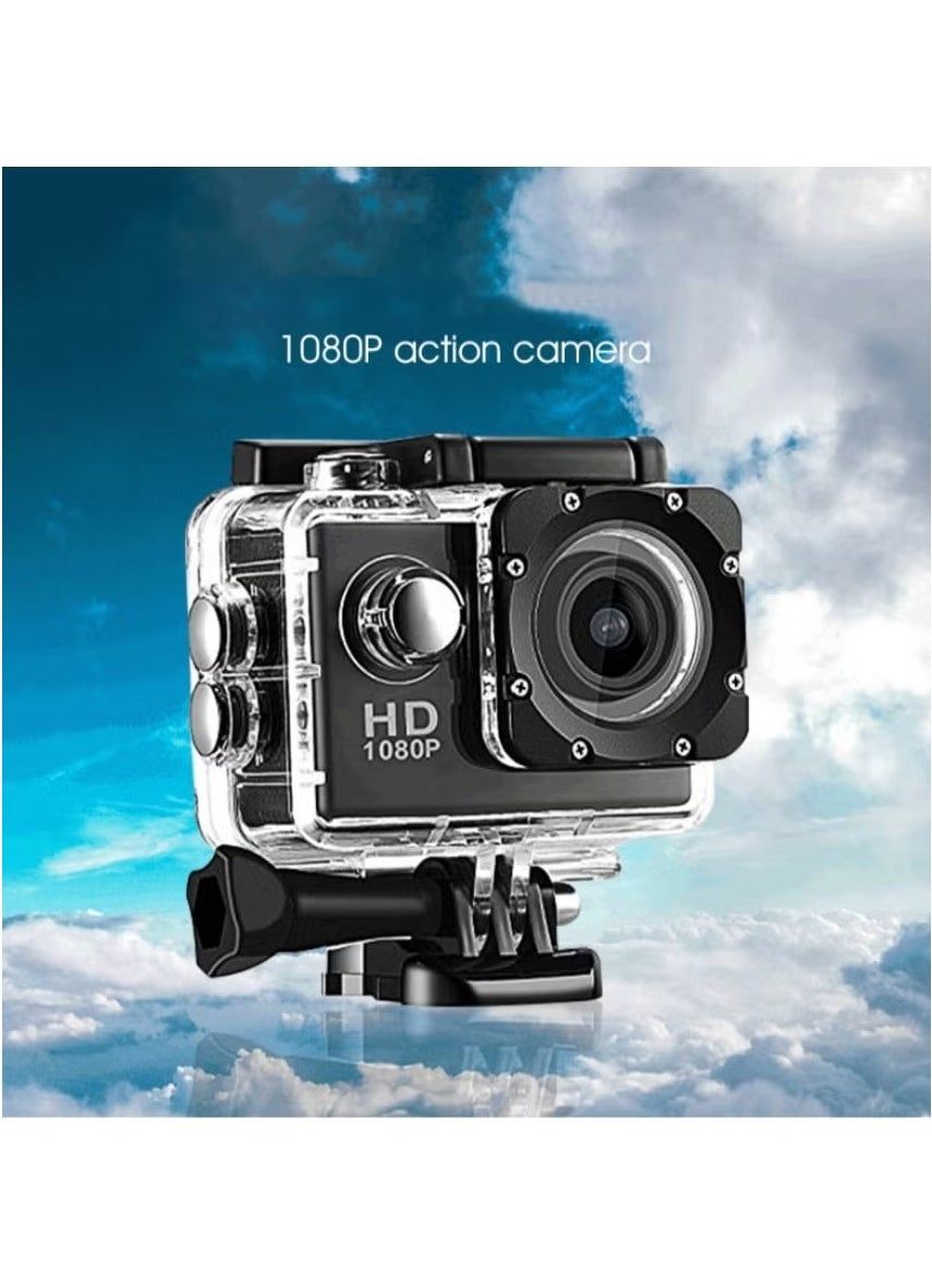 4K Sports Action Camera with Optical 16MP High Resolution with Wi-Fi | 4K Ultra HD Video Recording with 170 Degree Wide Angle Waterproof Underwater Camera
